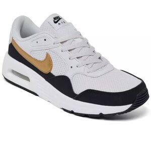 Nike Airmax SC SE Women's, metallic gold, white, black